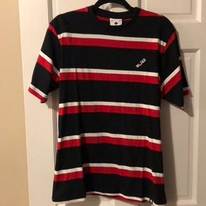 LRG tricolor short sleeve red/white/black